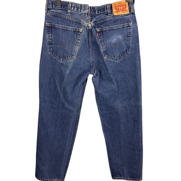 Levi's Men's 550 Relaxed Fit  Denim Jeans Medium Stonewash 38/34 - Picture 2 of 7